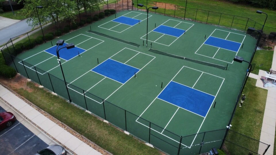 Sơn sân pickeball chuẩn 6 lớp TopSports