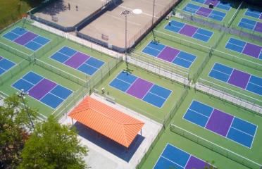 Thi công sân pickleball tiêu chuẩn 6 lớp MixSports