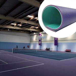 Thi công sân cầu lông - pickleball với thảm Vinyl MIXSPORTS dày 6mm